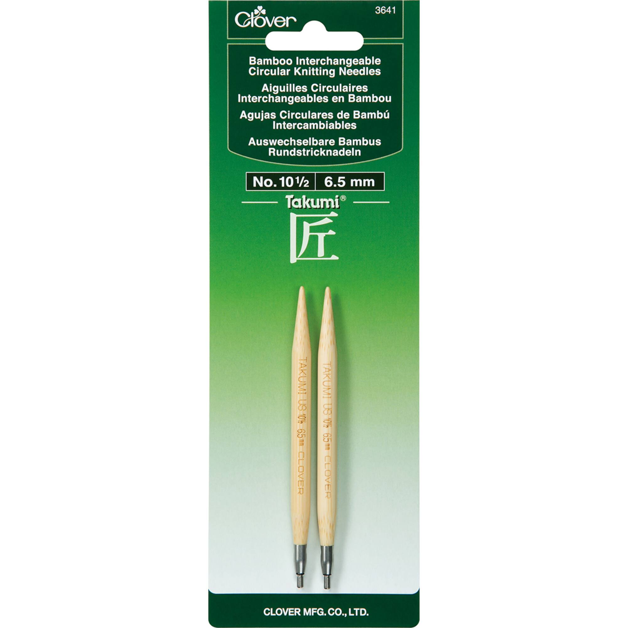 Clover Takumi® Bamboo Interchangeable Circular Knitting Needles